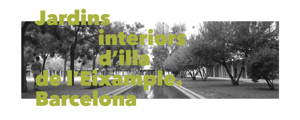 Publicació i presentació del plànol-guia “Jardins interiors d’illa de l’Eixample. Barcelona”