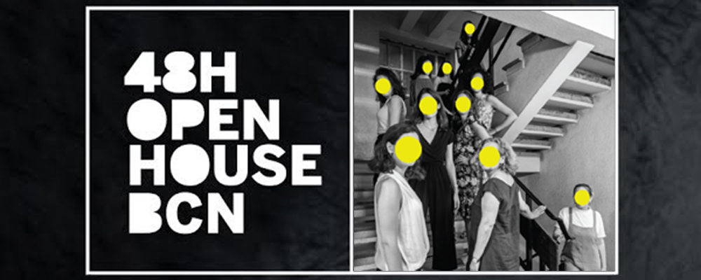 El globus vermell amb el festival 48h Open House BCN 2019