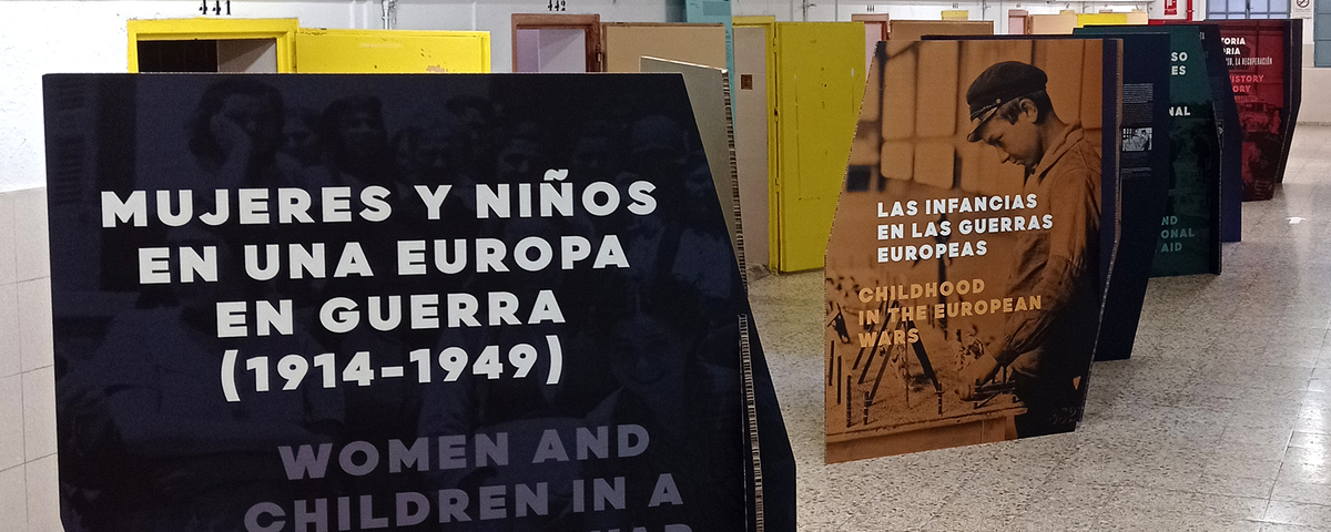 Disseny del muntatge de l’exposició “Dones i infants en una Europa en guerra (1914-1949)”