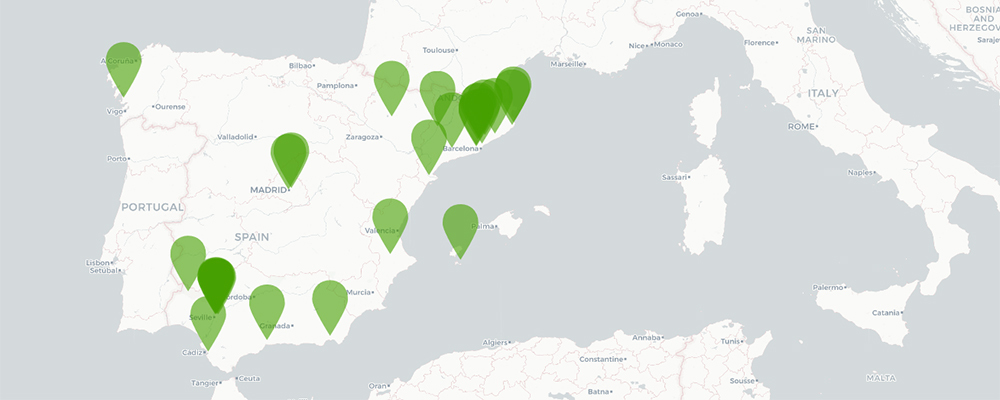 Vols aparèixer en el mapa de patis x clima?